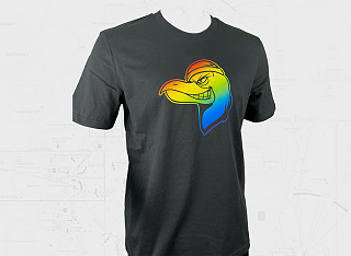 T-Shirt Rainbow groß